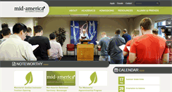 Desktop Screenshot of midamerica.edu